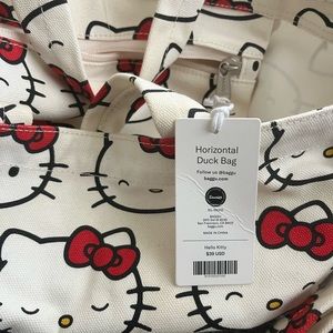 Limited Edition Hello Kitty BAGGU Horizontal Duck Bag